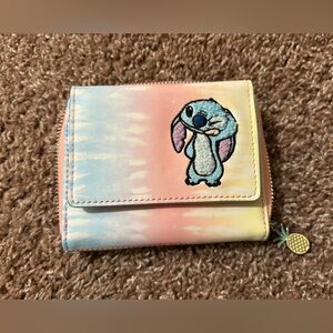 Loungefly Pastel Tie-Dye Wallet with Character